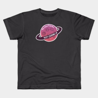 "Keep Looking Up!" New Candler Planetarium - VALENCE Kids T-Shirt